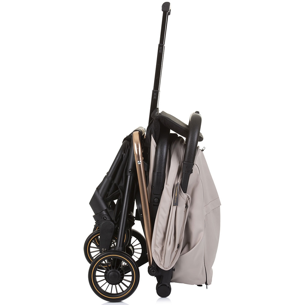 Carucior Sport Chipolino Bijou, Cadrul Aluminiu, Macadamia - imagine 6