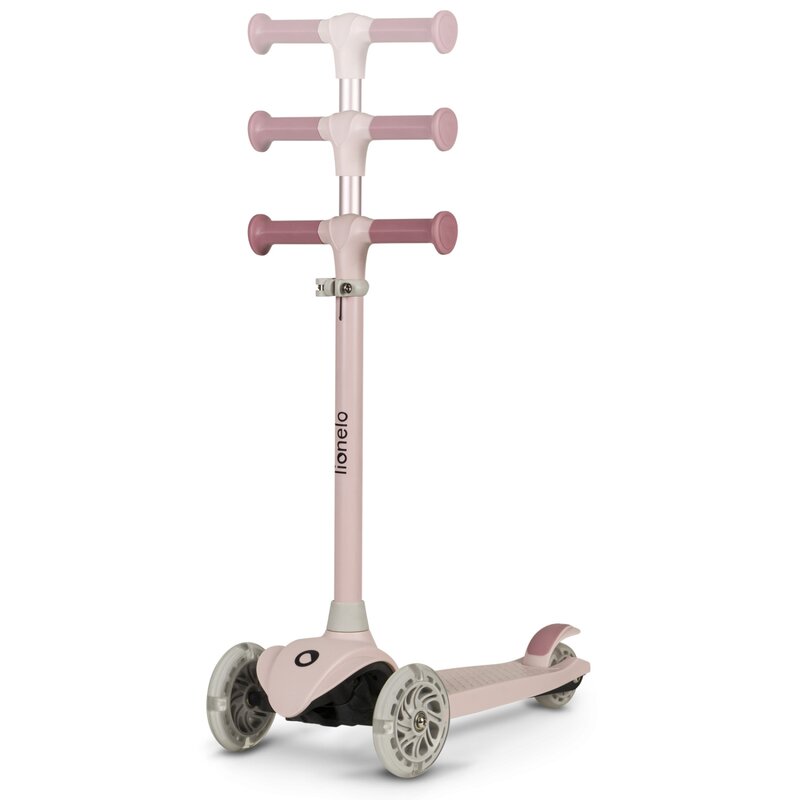 Trotineta Lionelo Jessy Roz, 3 Roti LED, Pliabila - imagine 5