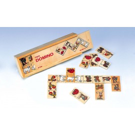 Domino Animale Goki | Joc educativ în cutie lemn - imagine 3