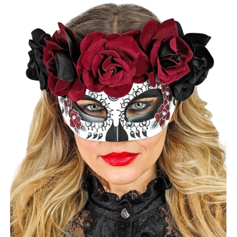Masca Dia de Los Muertos Rosie Widmann - imagine 2