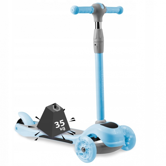 Trotineta Ricokids Piko Albastru | Roti LED, Reglabila - imagine 7