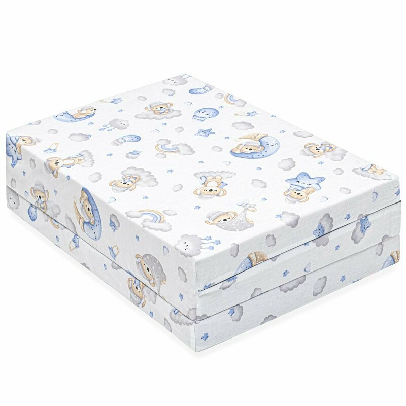 Saltea Pliabilă Patut New Baby Spumă 120x60 cm - imagine 2