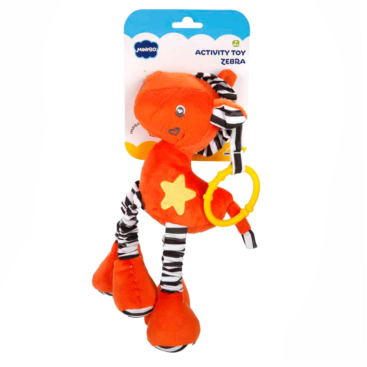Jucarie bebelusi Zebra Minibo cu activitati
