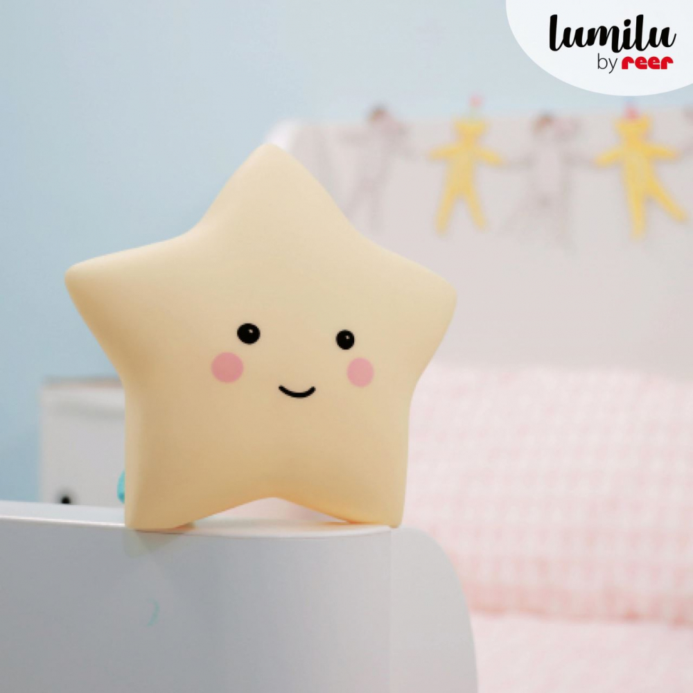 Lampa veghe Reer Stea Galbena LED Timbru - imagine 3