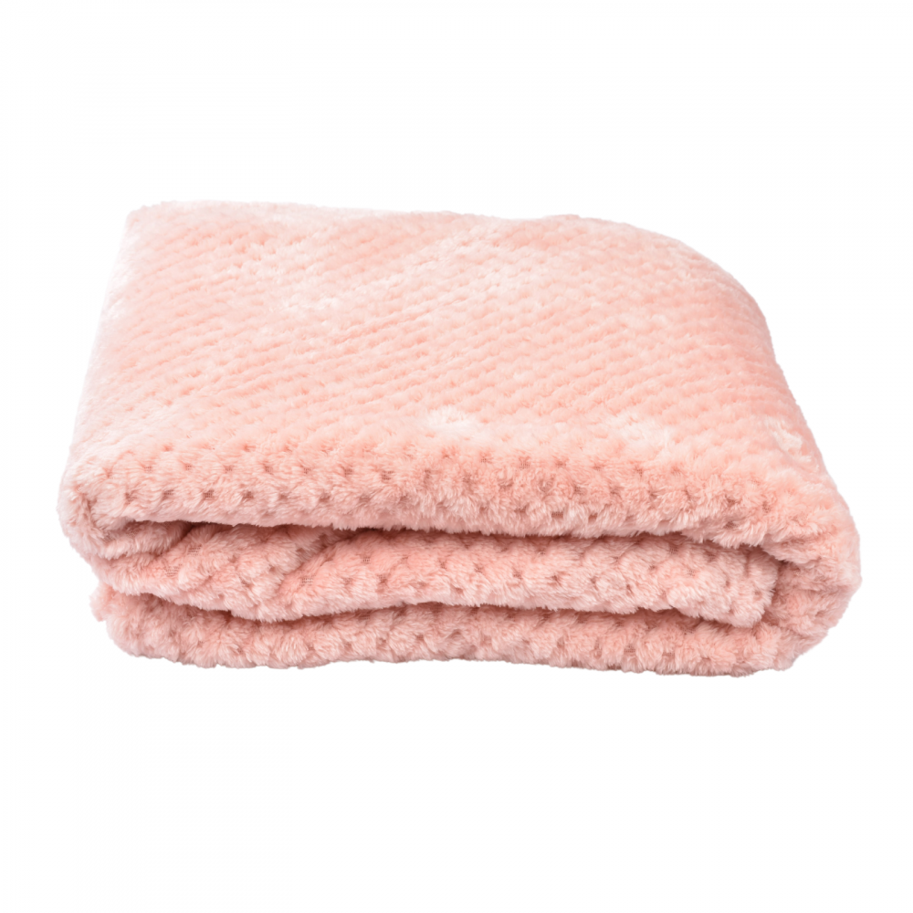 Paturica Baby Fleece Roz Pudră Confort Family