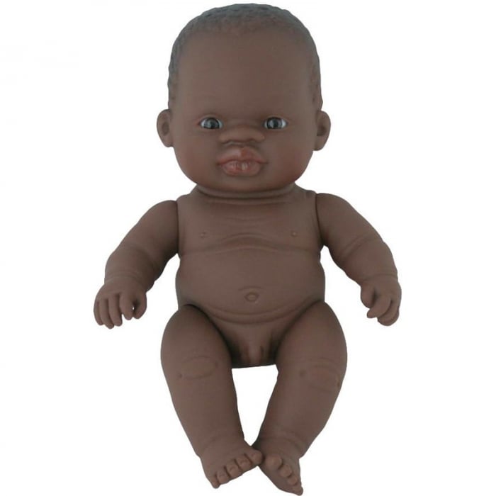 Papușă Băiat African Miniland 21cm