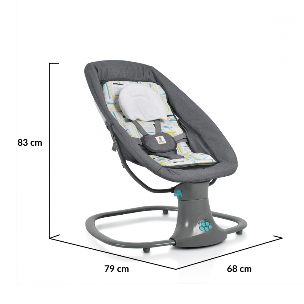 Leagan Electric Cangaroo Axel Green cu Telecomanda - imagine 7