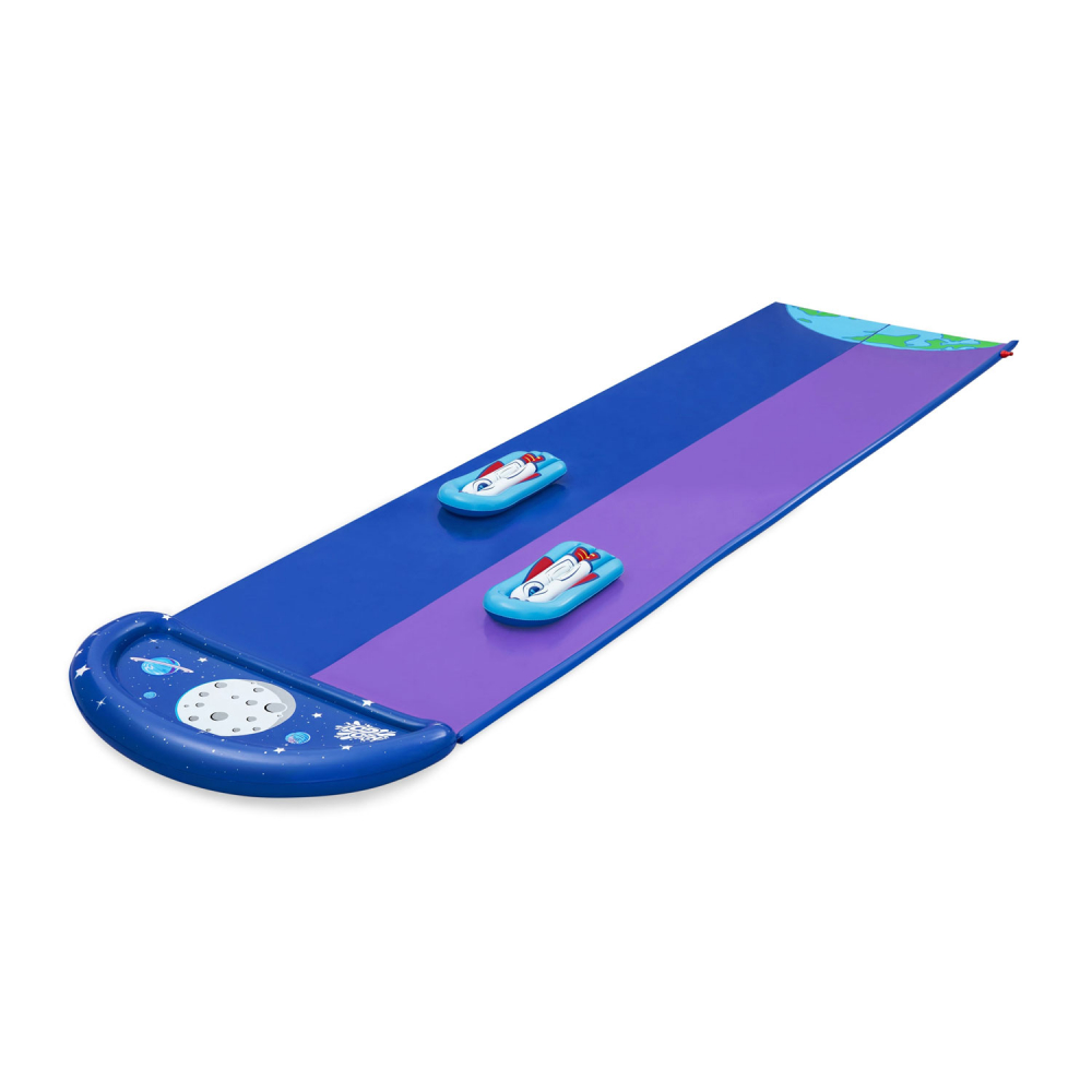 Tobogan Apa Bestway 2 Piste, 488 cm, Fun Aqua