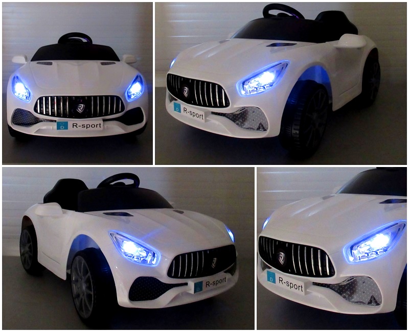 Mașinuță Electrică Cabrio B3 Alb | Autokids.ro - imagine 3