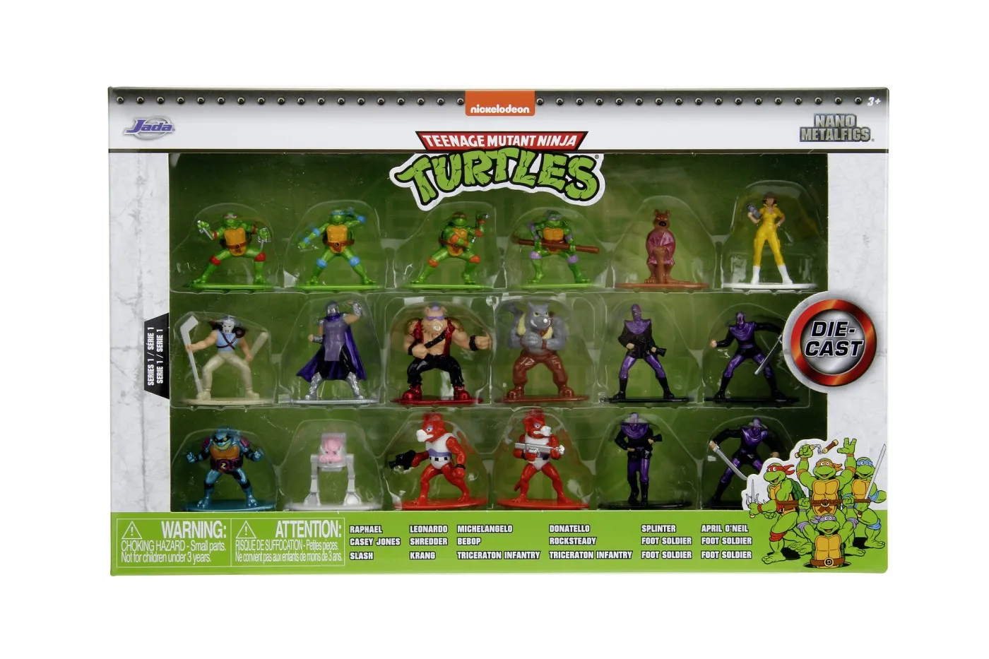Set 18 Figurine Metal Testoasele Ninja Simba