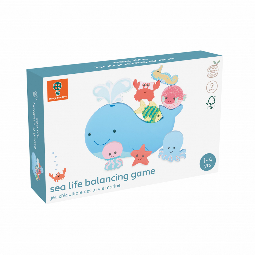 Joc Echilibru Fauna Marină Orange Tree Toys