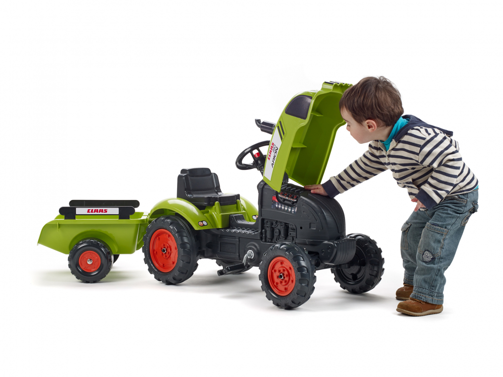 Tractor Falk cu Pedale și Remorcă pentru Copii - imagine 2