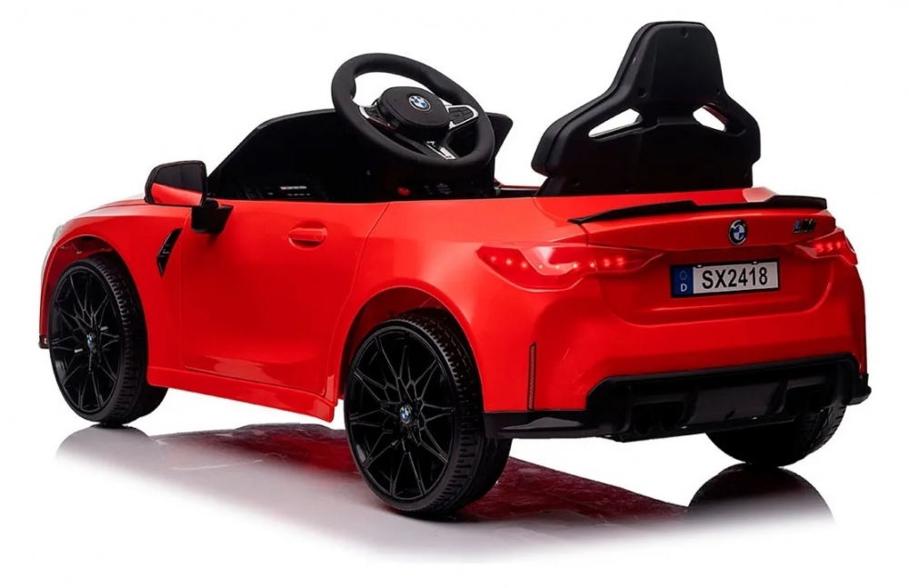 BMW M4 Masinuta Electrica 12V Roti EVA Licenta Oficiala - imagine 4