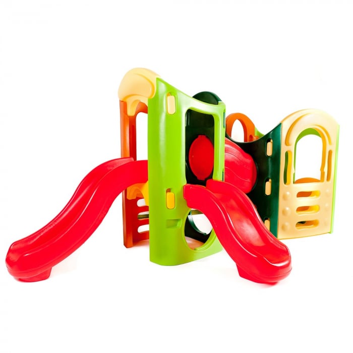 Spațiu de Joacă Little Tikes 8 în 1, 2 Tobogane