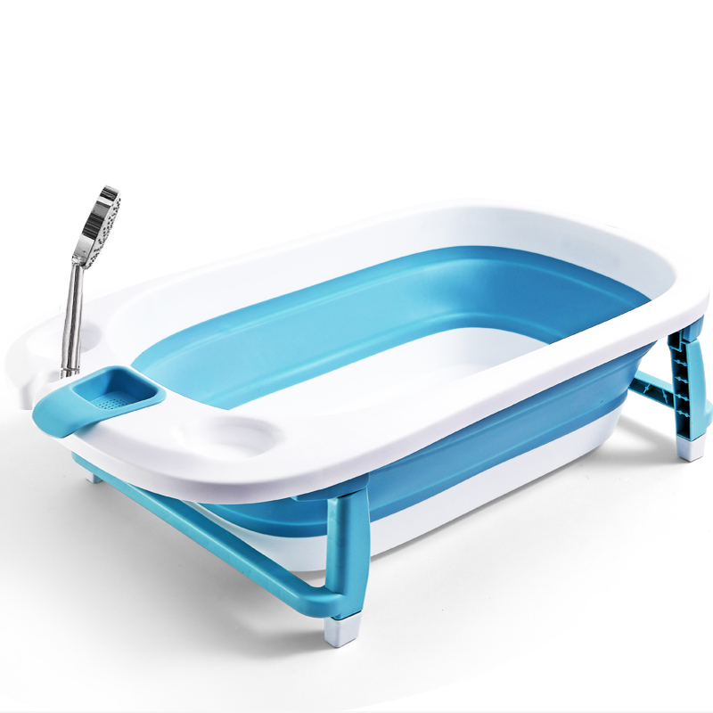 Cadita Pliabila Little Mom Blue cu Senzor - imagine 9
