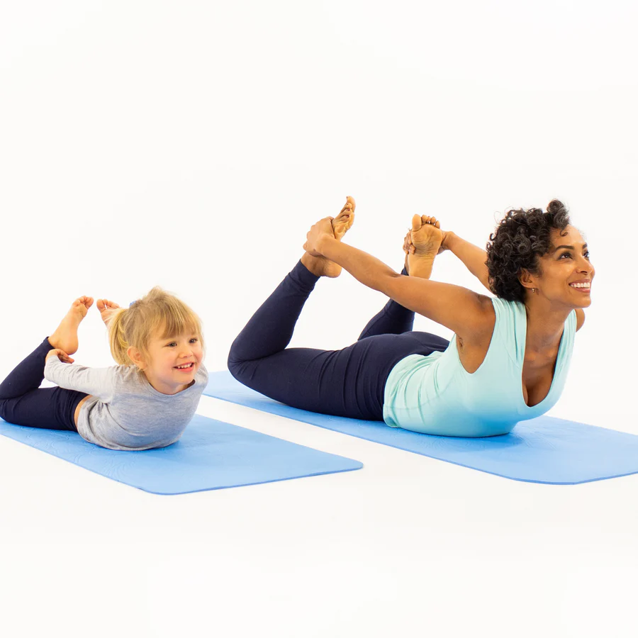 Set Yoga Mama-Copil Soul mates Wave Albastru - imagine 3