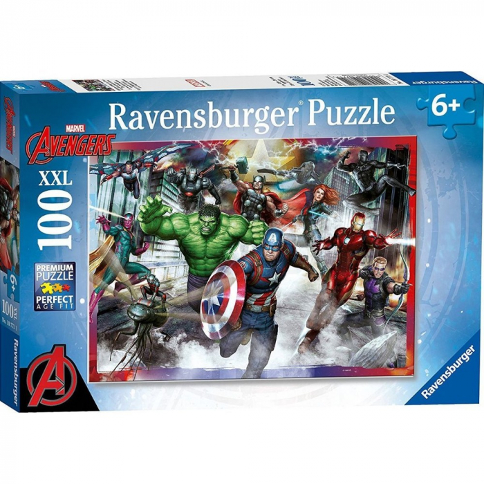 Puzzle Ravensburger XXL Avengers, 100 piese