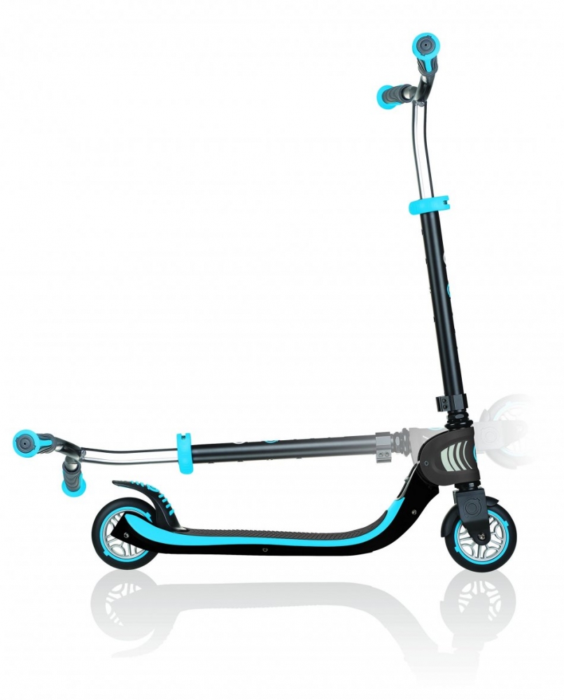 Trotineta Globber Flow 125 Albastră | Pliabilă 100kg - imagine 4