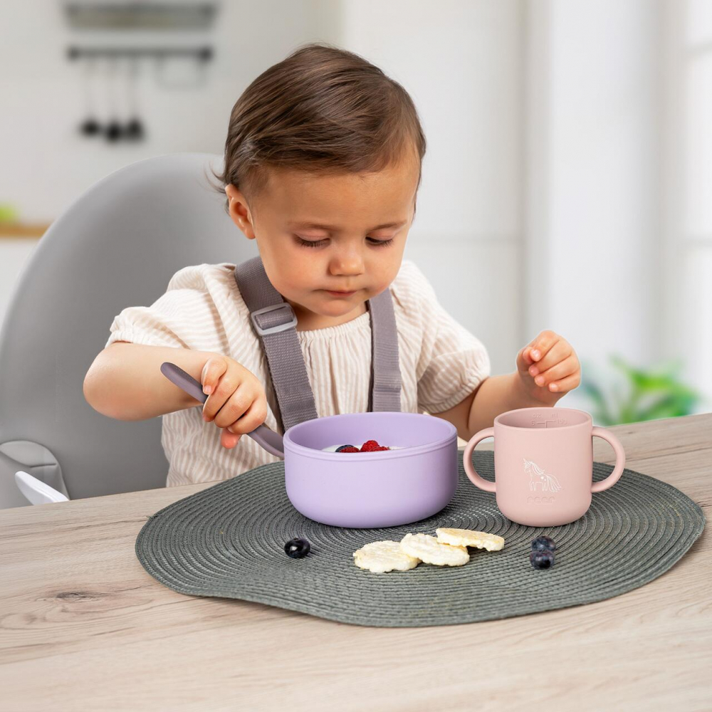 Set Veselă Silicon Reer | Fără BPA | Lavabil - imagine 3