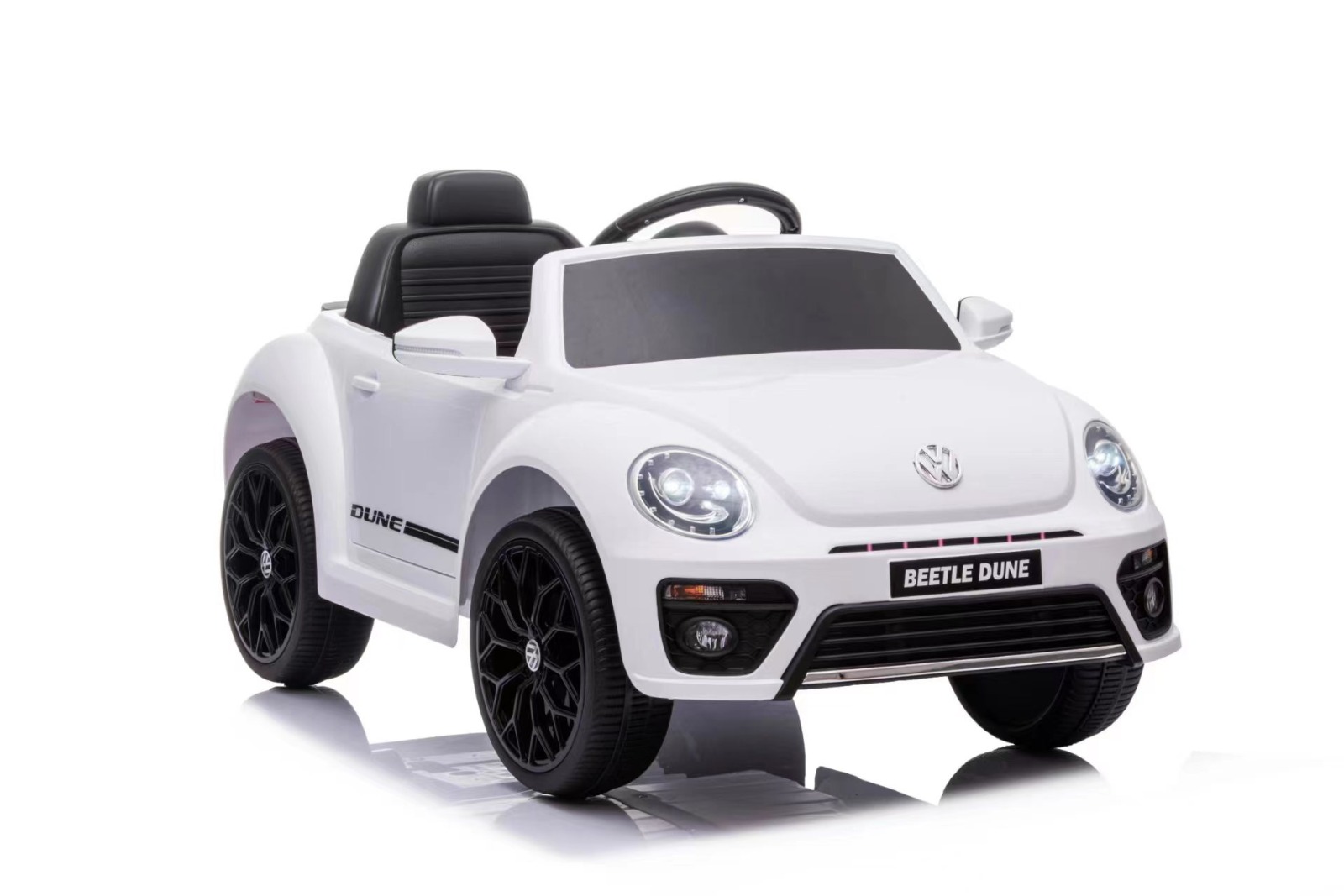 Volkswagen Beetle Dune 12V Alb - Masinuta Electrica - imagine 4