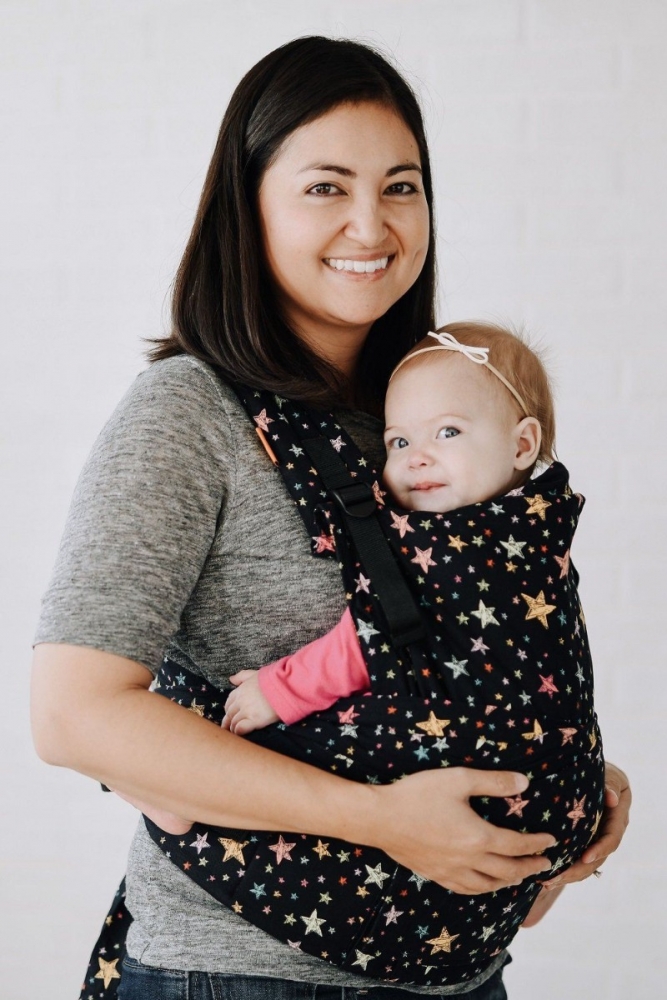 Marsupiu Baby Tula Half Buckle Rainbow Stars