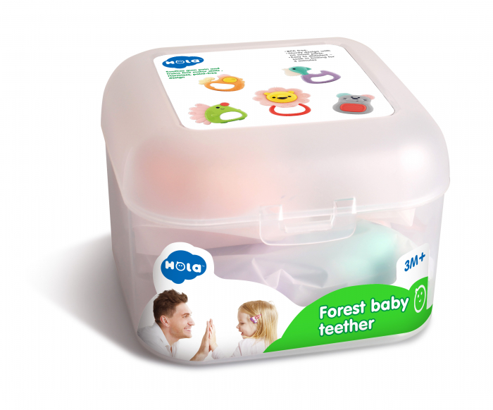 Set 5 Jucării Dentiție Hola Forest Baby
