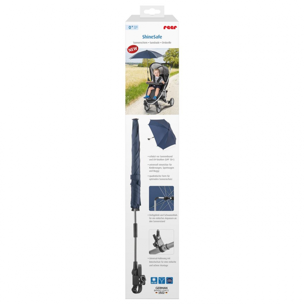 Umbrelă Solară UV 50+ Reer ShineSafe Blue