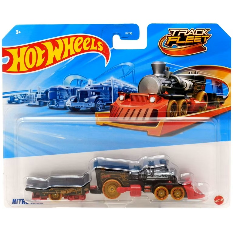 Hot Wheels Nitro Rail - Set Tren cu Vagon