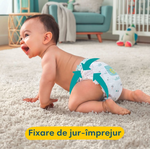 Scutece Pampers Pants Size 6, 84 buc - imagine 8