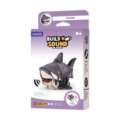 Puzzle 3D Rechin cu Sunete - Mieredu