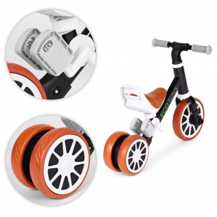 Bicicleta 2in1 Ecotoys cu pedale detașabile - imagine 6