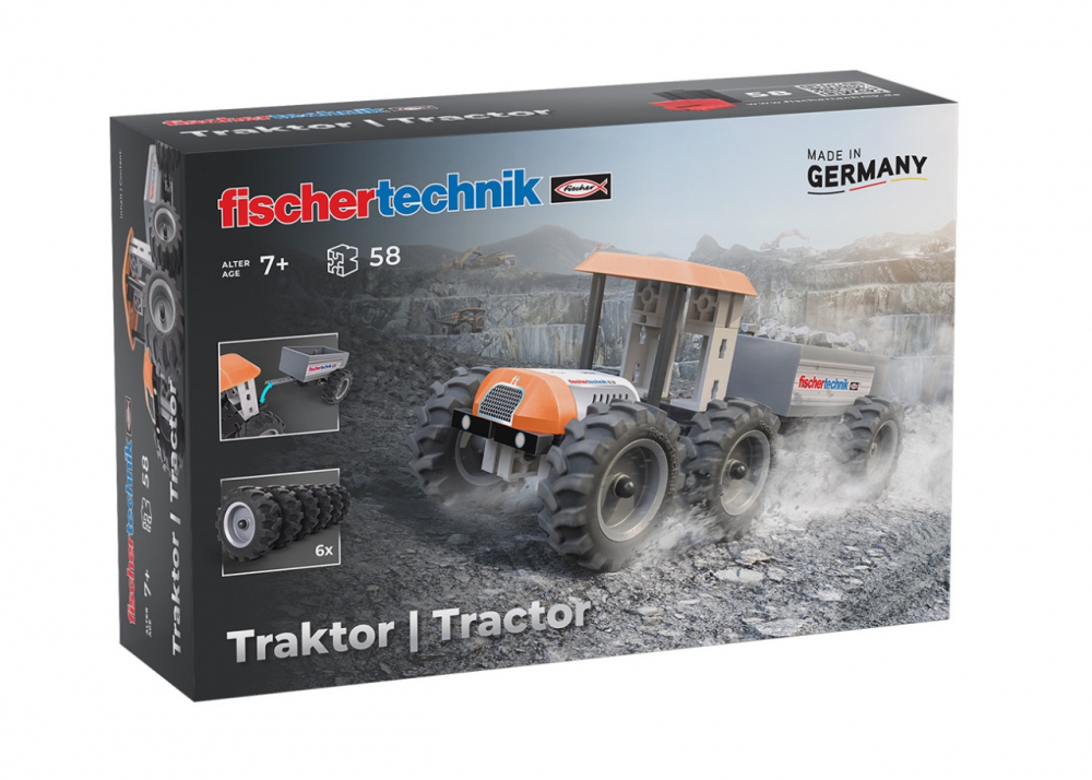 Kit STEM Tractor Fischertechnik de Asamblat