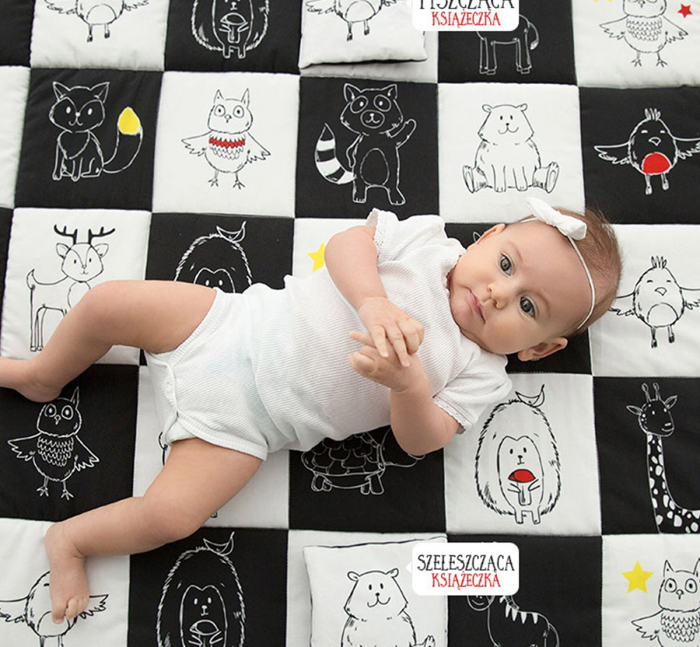 Covor Joaca Termoizolant Babysteps 120x140cm Contrast - imagine 3
