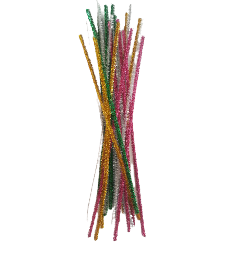 Set 25 Sarme Plusate cu Sclipici Colorart