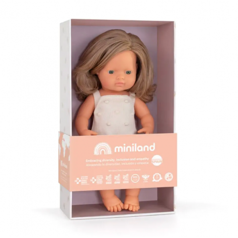 Papușa Miniland 38cm - Dezvoltare Emoțională - imagine 5
