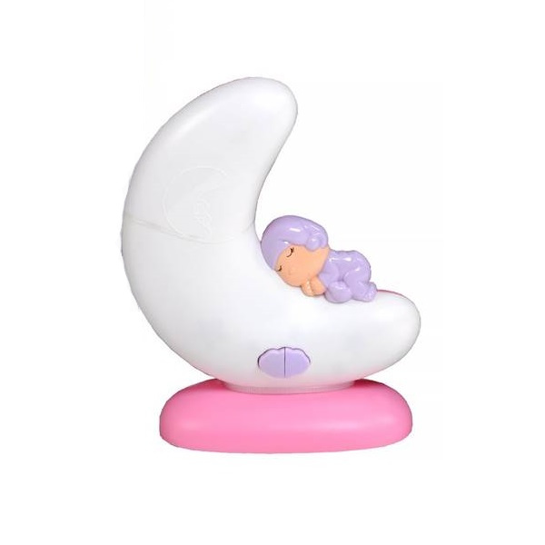 Lampă Veghe Bluetooth Pink Moon Kaichi - imagine 3