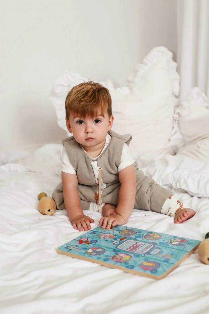 Sac de dormit Babyly, 2-2.5 Tog, 1-2 ani - imagine 6