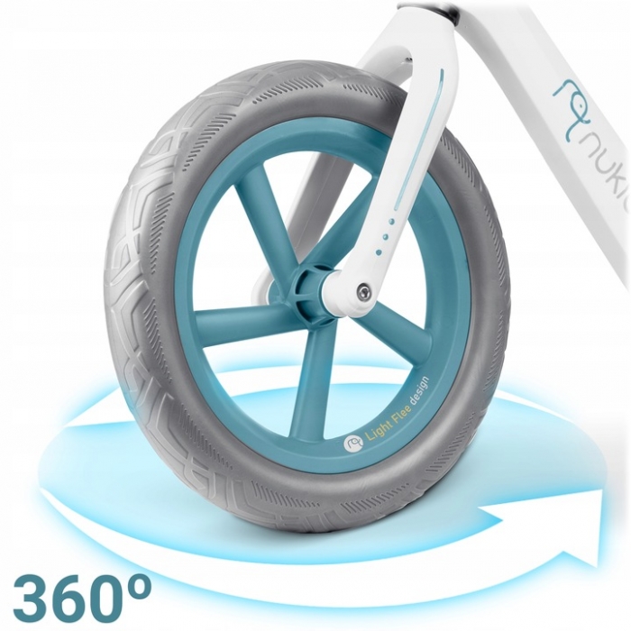 Balansier Nukido Albastru-Alb | Învață să mergi pe bicicletă - imagine 3