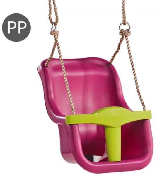 Leagan Kbt Baby Seat Luxe Mov-Galben cu Siguranță