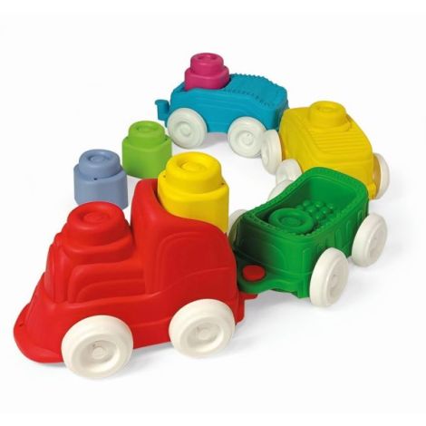 Tren Senzorial Soft Clemmy | Clementoni - imagine 3