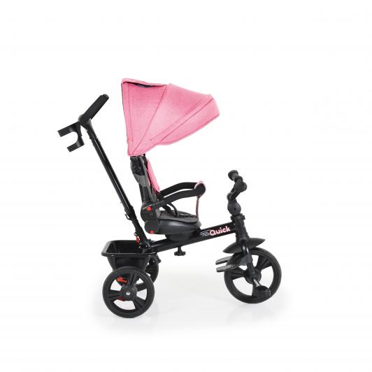 Tricicleta Byox Quick Pink, Sezut Reversibil, 18m+ - imagine 9