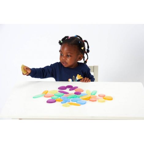 Edx Pietre Translucide Rainbow - Joc Educativ 36 buc - imagine 5