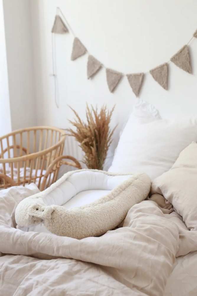 BabyLy Babynest Premium Bumbac Organic 80x50 cm - imagine 4