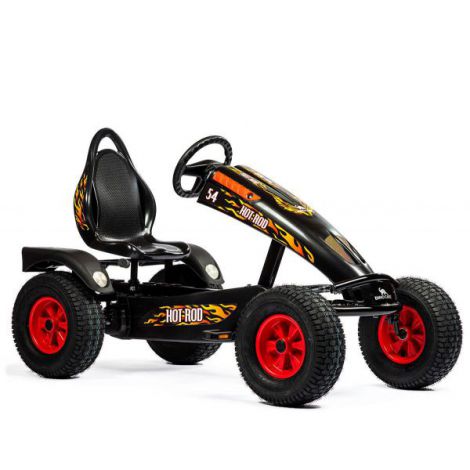 Kart Hot Rod BF1 Dino - Negru, Frână Pedale - imagine 2