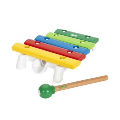 Xilofon Brio din Lemn, 5 Tonuri, Educațional
