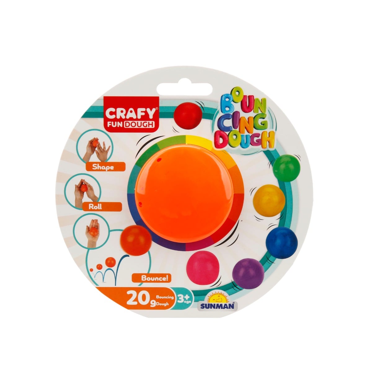 Plastilina Crafy Portocaliu 20g