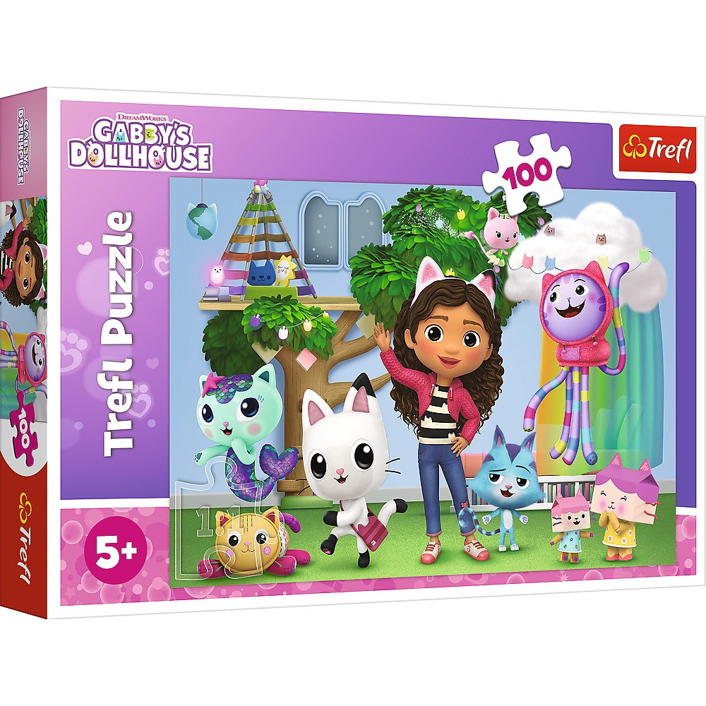Puzzle Trefl 100 Gabbys Dollhouse Prietenii