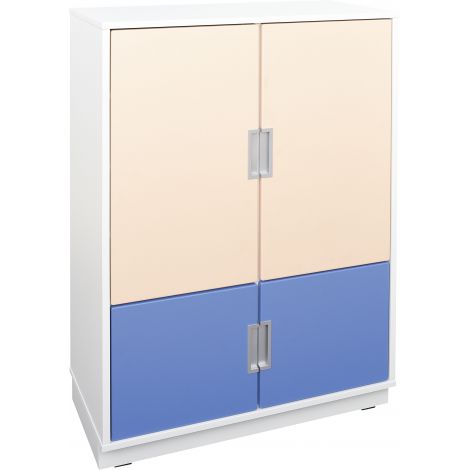 Dulap Quadro L Moje Bambino, 6 compartimente, Alb - imagine 6