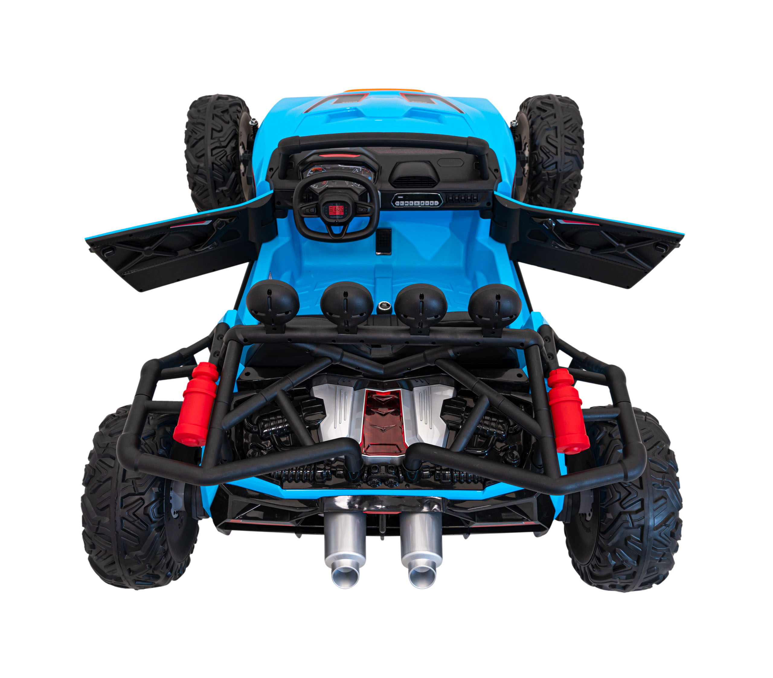 UTV Electric 2 Copii Buggy Racing 24V Albastru - imagine 7