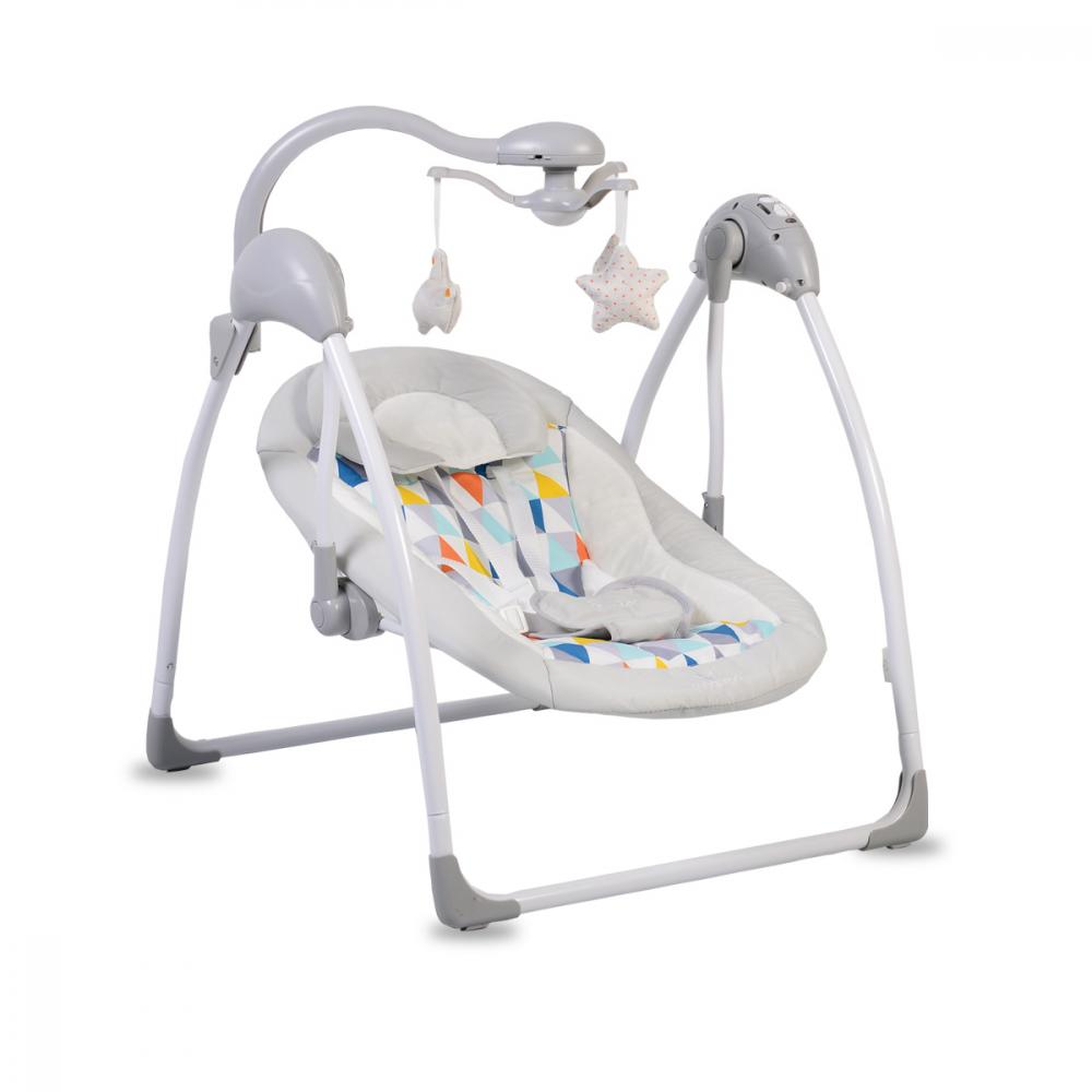 Leagan Electric Cangaroo Jessie Grey, cu Telecomanda - imagine 3